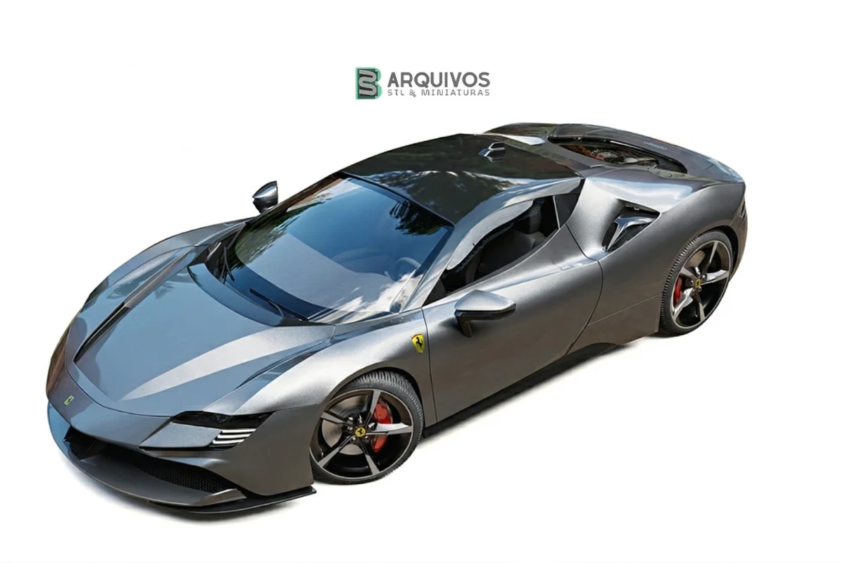 Modelo 3D STL - Ferrari SF90 — foto 5